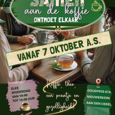 Samen aan de koffie