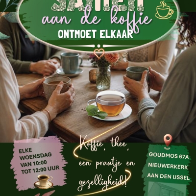 Samen aan de koffie